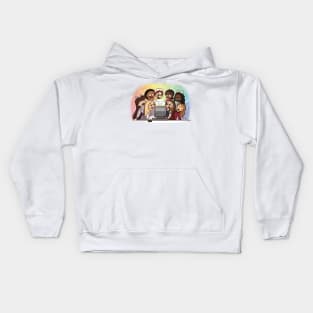 Surfing the Net with the AG dolls Kids Hoodie